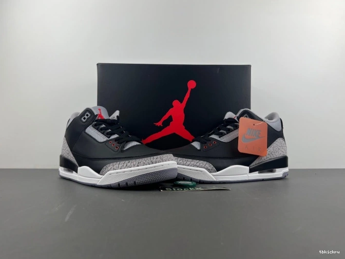 Rep TBkick Jordan DN3707-010 Black Cement 3 Air 0801